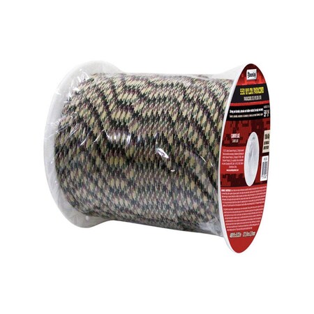 Excellent Appliances 0.15 x 400 ft. Braided Nylon Paracord, Camouflage EX3306461